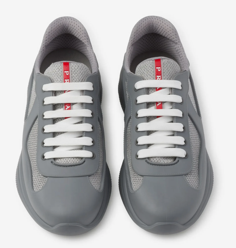 Prada America's Cup Soft Rubber Steel Gray