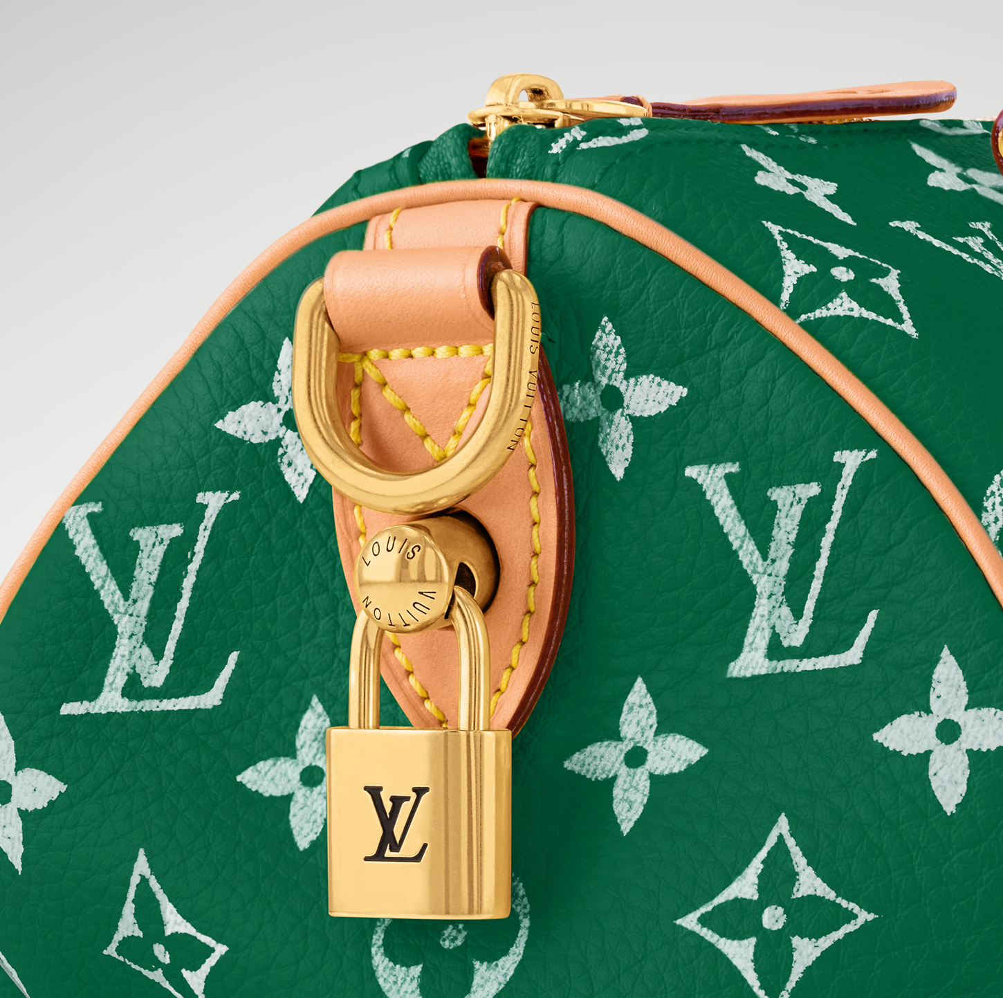 Louis Vuitton Speedy P9 Bandoulière 50 Monogram Leather Green