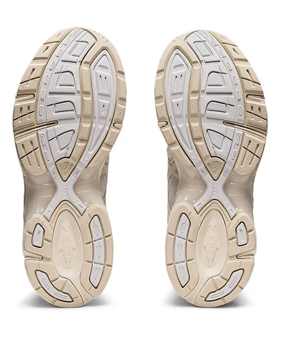 chaussure de running ASICS GEL 1130 BEIGE CREME semelle légère, vue de dos