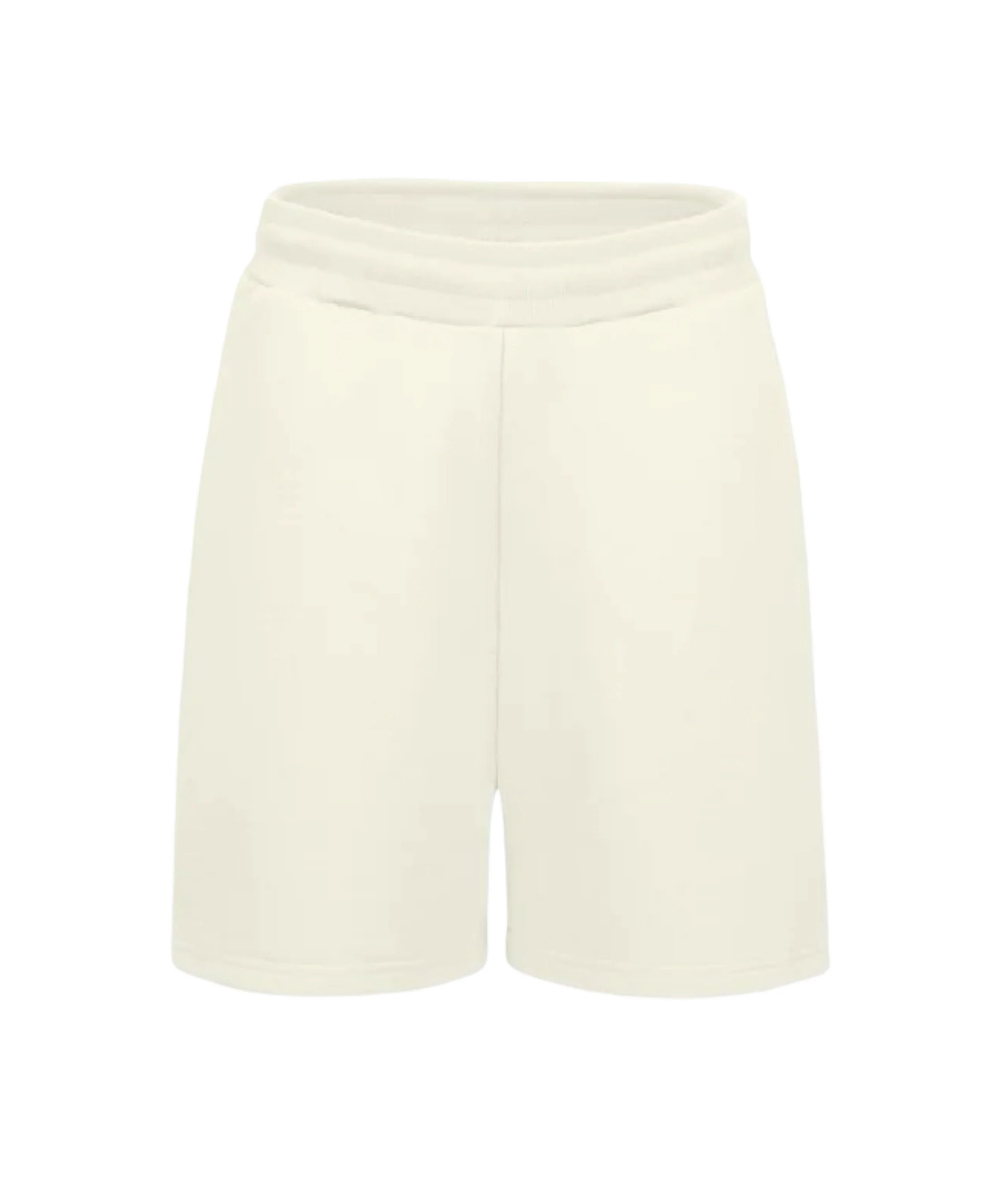 Short On The Ket White Vintage – short blanc en coton premium avec finition effet vintage, vu de face
