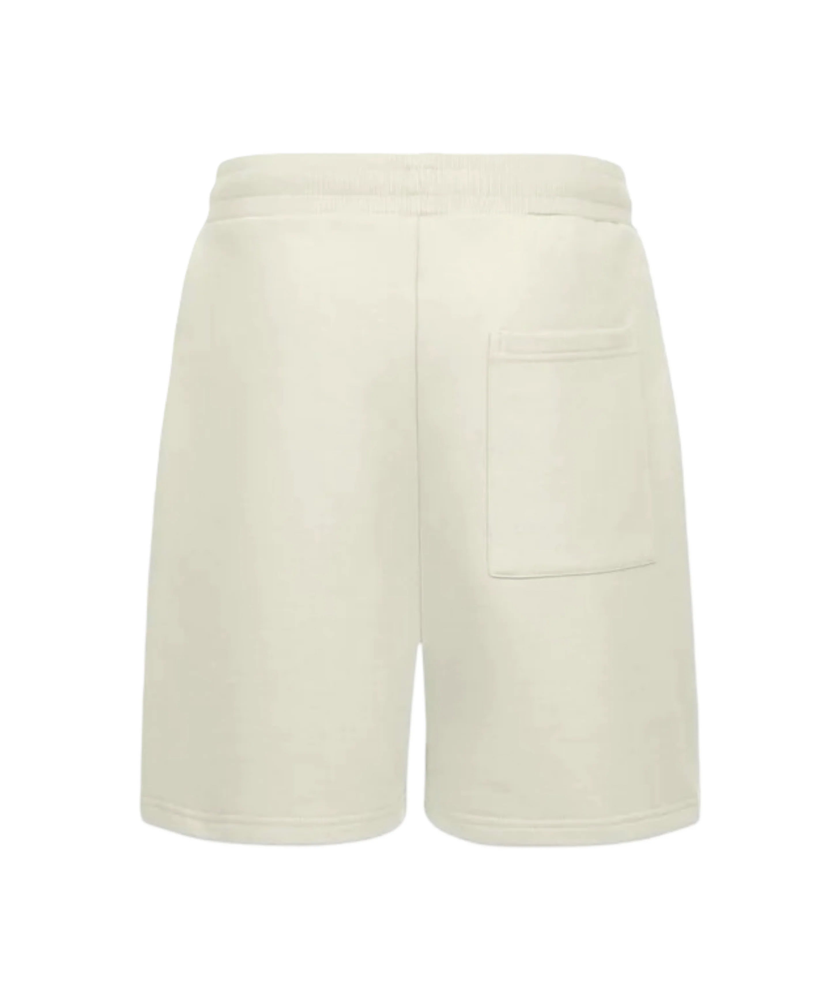 Short On The Ket White Vintage – short blanc en coton premium avec finition effet vintage, vu de dos