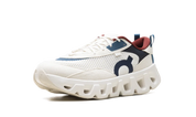On Running K-Tech 2 Kith White Real Teal blanche et bleu sarcelle en mesh et suède synthétique avec semelle CloudSwift et Speedboard®.