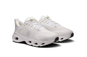 Sneakers On Running Cloudsolo LOEWE White Light Grey en matériaux techniques premium avec semelle CloudTec® et finitions luxe minimalistes vue de profil. 