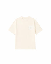 T-shirt Torom Beige Sable, tee-shirt Torom beige sable à manches courtes et col rond au style streetwear minimaliste.
