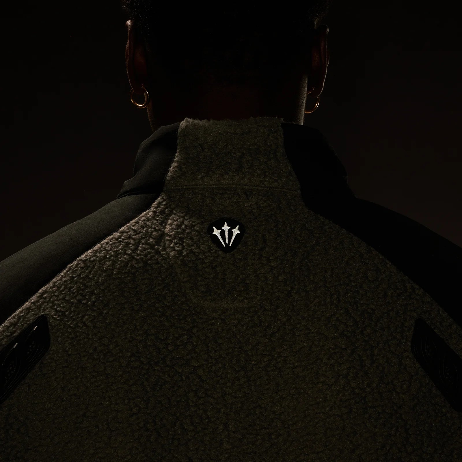 Nike x NOCTA Tahr Sherpa Zip-Up Jacket Iron Grey