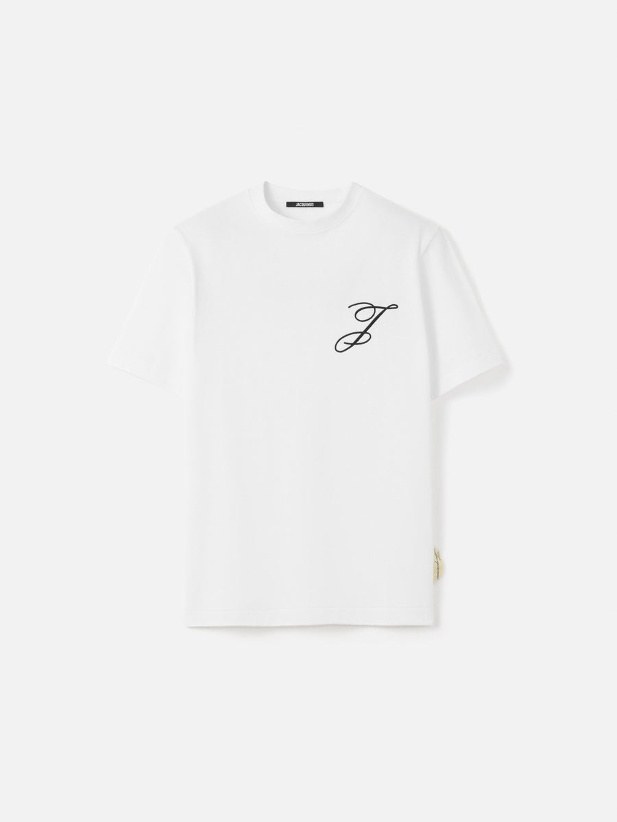 Tee-shirt JACQUEMUS Le Logo brodé Blanc