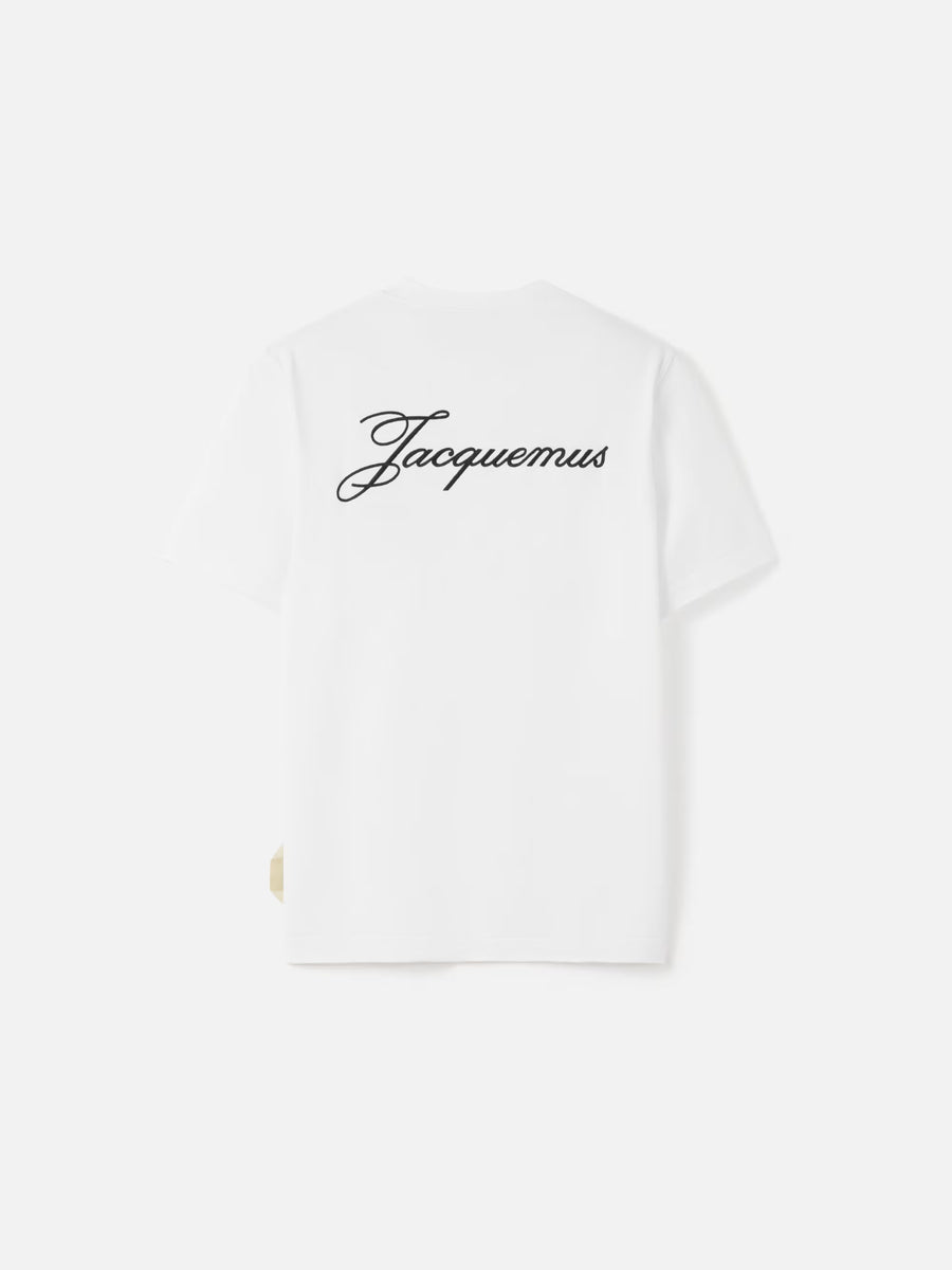 Tee-shirt JACQUEMUS Le Logo brodé Blanc