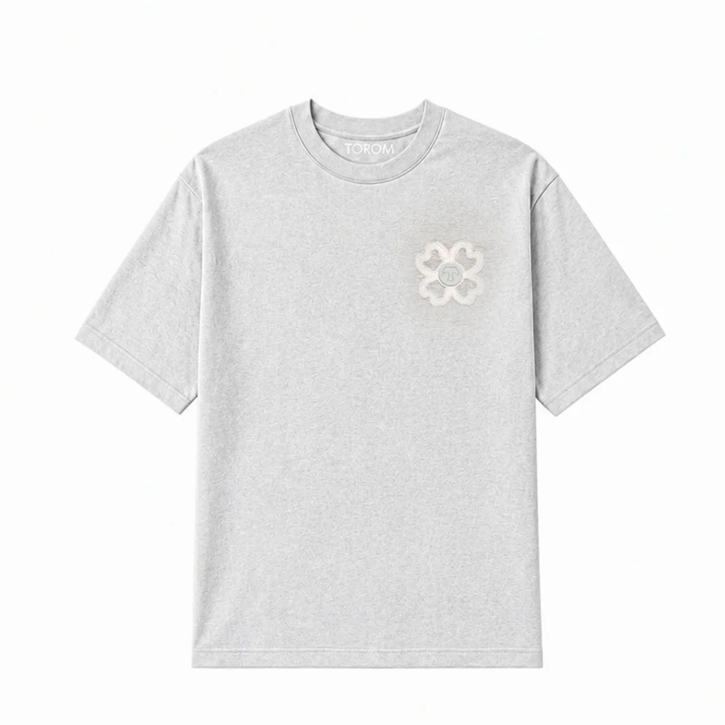 Tee-shirt Torom Gris à manches
