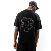 Tee-shirt Torom Noir à manches courtes avec coupe classique et coloris noir.