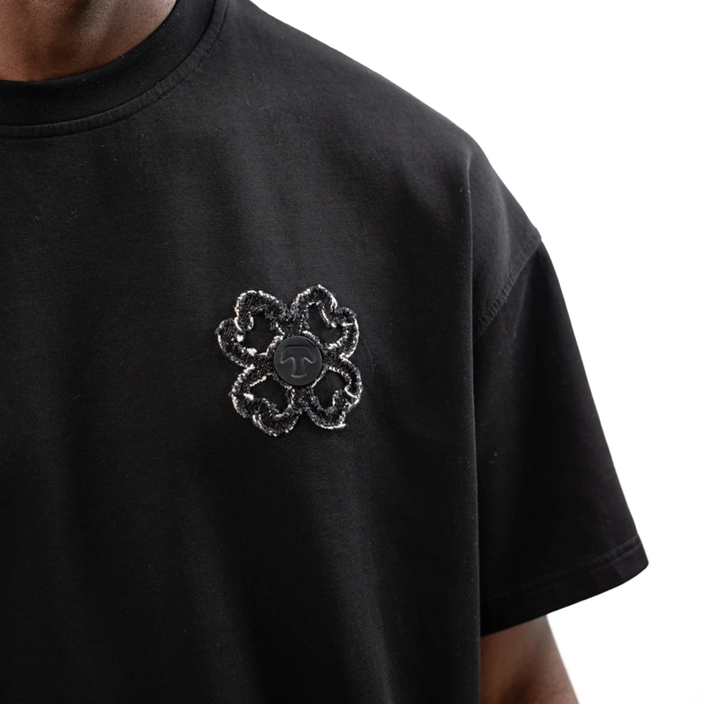 Tee-shirt Torom Noir à manches courtes avec coupe classique et coloris noir.
