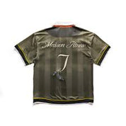 Tee-shirt Maillot Foot Vert Maison Atnav – t-shirt en coton premium vert avec design inspiré des maillots de football rétro, vue de dos
