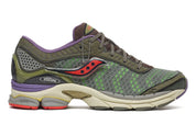 Saucony ProGrid Paramount A-Feeling Science of Wow avec tige en mesh respirant, empiècements synthétiques et TPU, technologie ProGrid et semelle extérieure en caoutchouc.