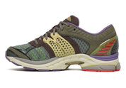 Saucony ProGrid Paramount A-Feeling Science of Wow avec tige en mesh respirant, empiècements synthétiques et TPU, technologie ProGrid et semelle extérieure en caoutchouc.