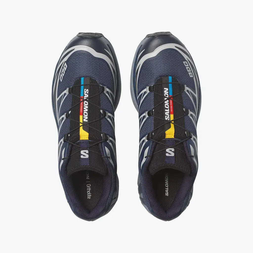 Salomon XT-6 Spellbound Maritime Blue Pearl Blue L49211100 en textile et synthétique bleu avec Quicklace™, SensiFit™ et semelle technique.