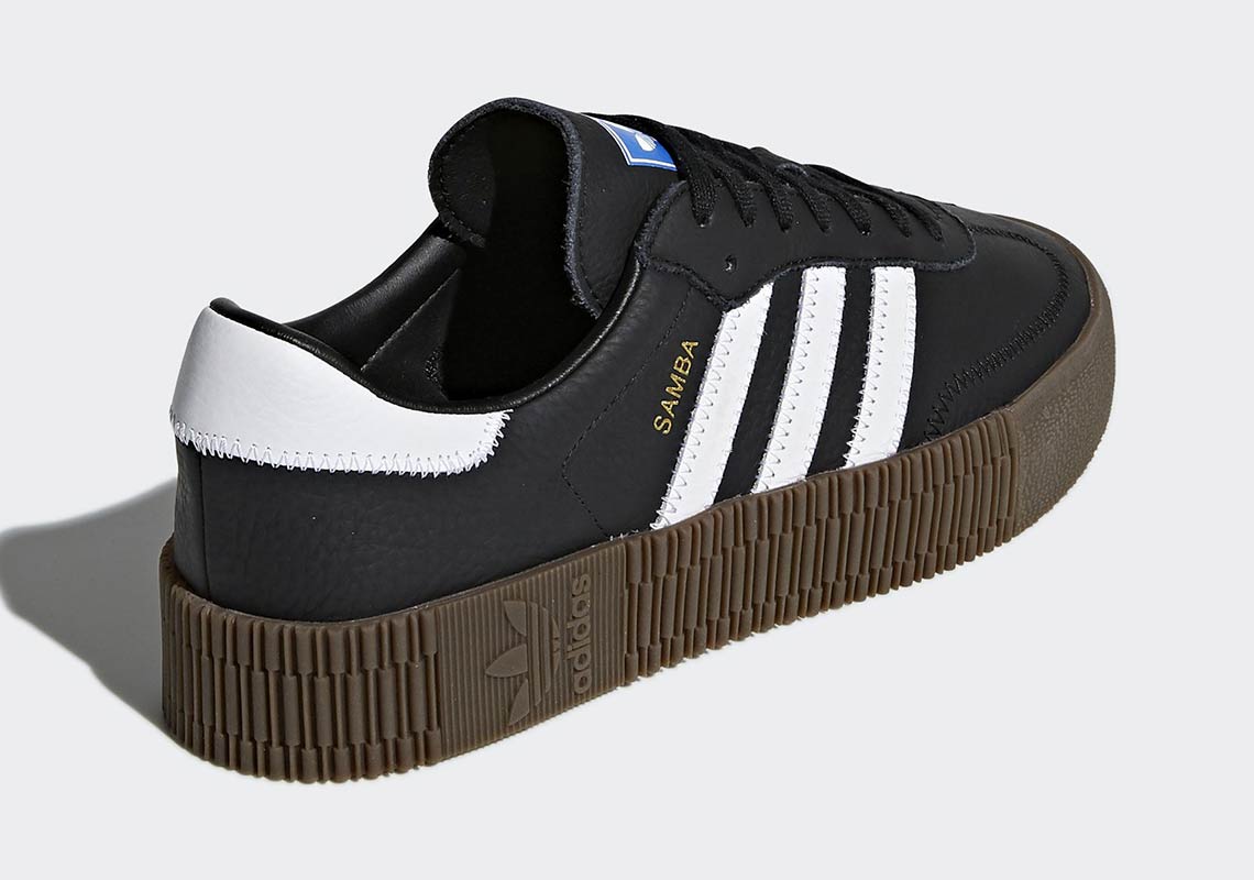 adidas Sambarose Black White Gum