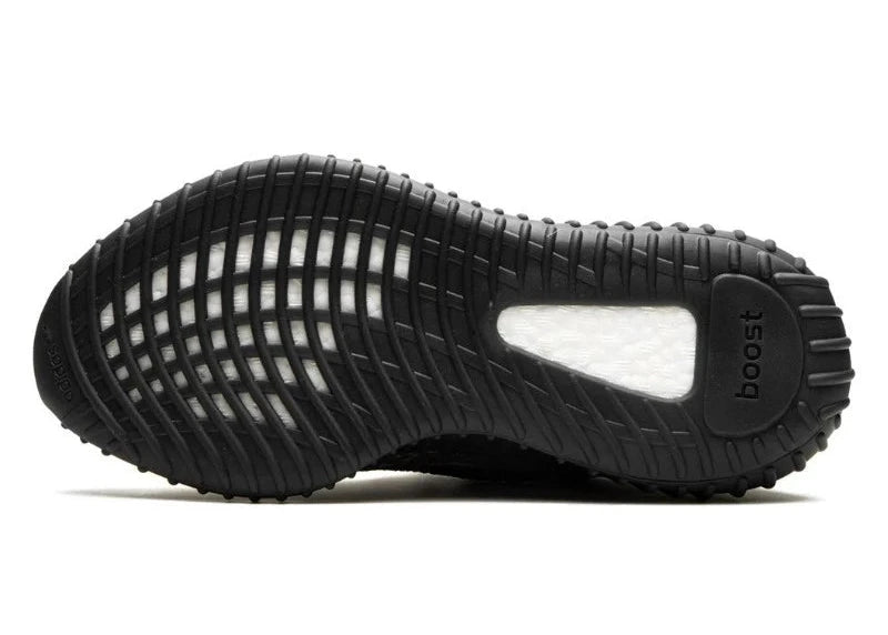 Sneakers adidas Yeezy Boost 350 V2 MX Dark Salt grises et noires en Primeknit avec semelle Boost et design nervuré iconique