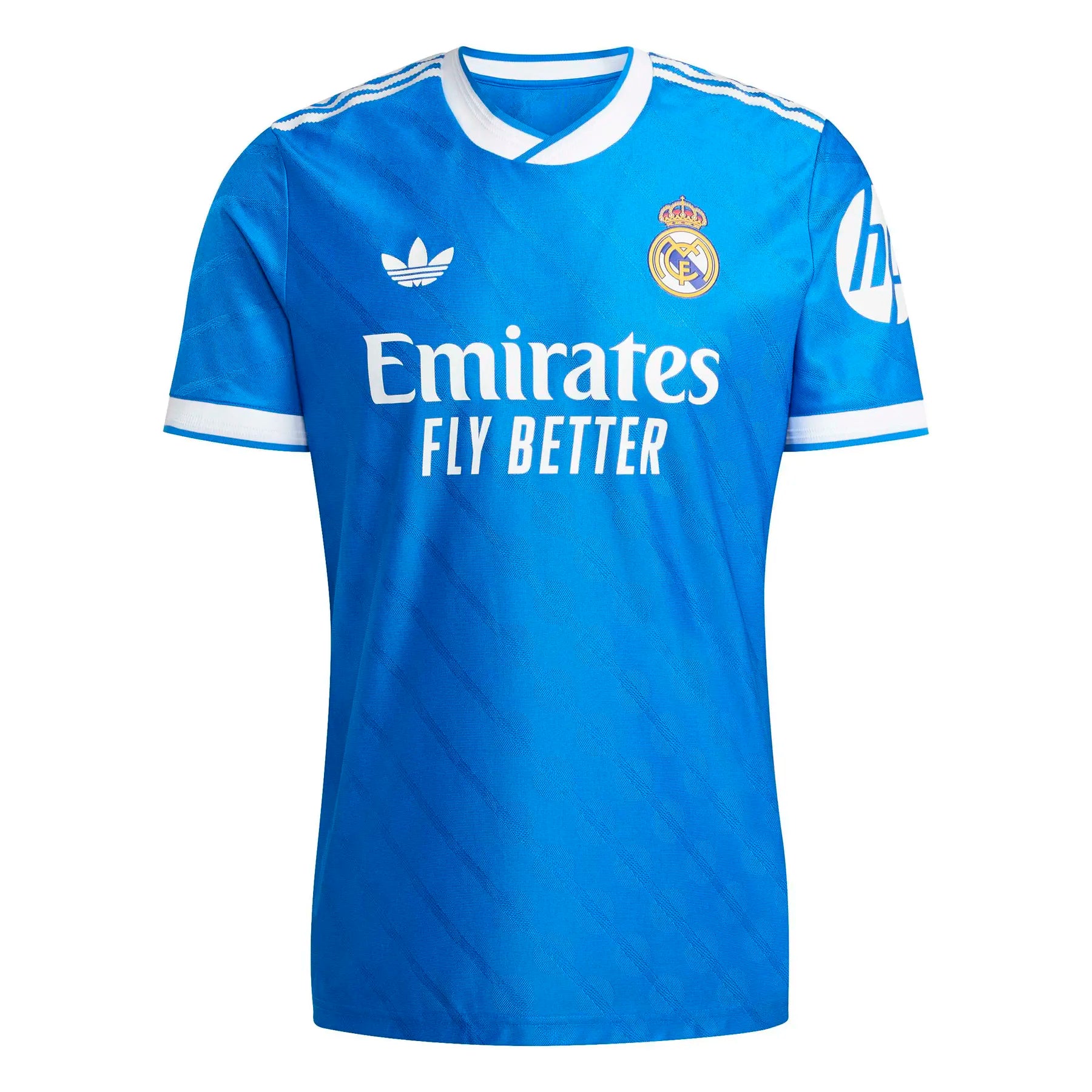 Adidas Real Madrid 25/26 Third Authentic Jersey Third Kit, troisième maillot Authentic du Real Madrid pour la saison 2025/2026 avec blason du club et branding Adidas.
