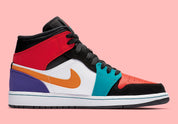 Jordan 1 Mid Bred Multi-Color