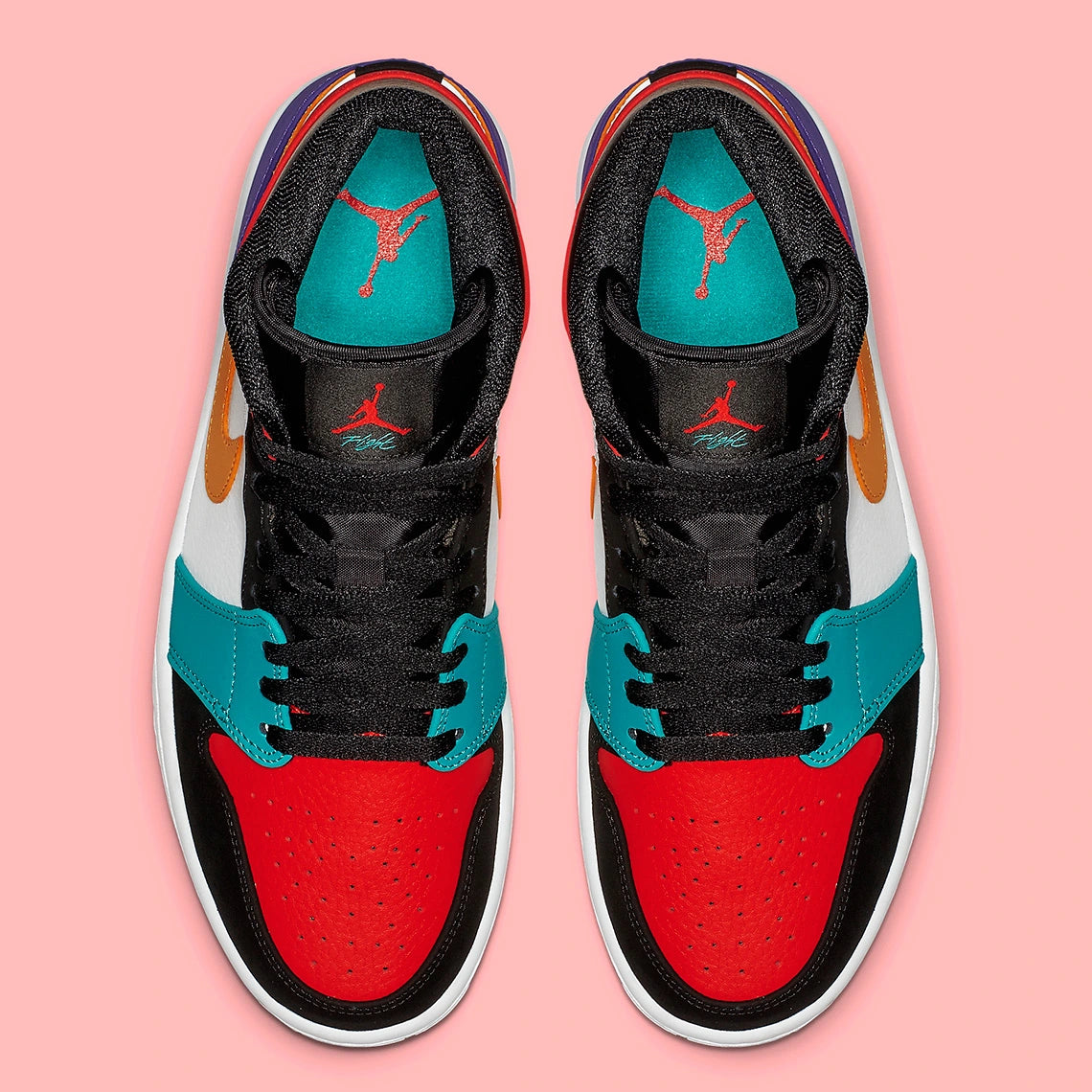 Jordan 1 Mid Bred Multi-Color