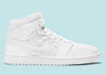 Jordan 1 Mid Quilted White