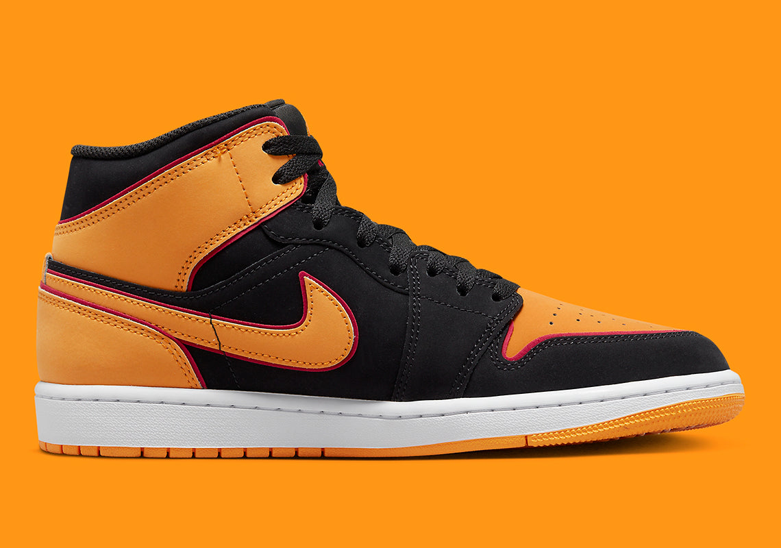 Jordan Mid SE Black Vivid Orange – GlobalSneakers