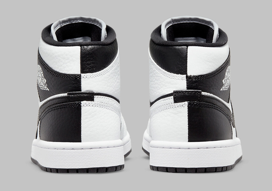 Jordan 1 Mid Split Black White
