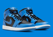 Jordan 1 Mid University Blue Black