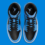 Jordan 1 Mid University Blue Black