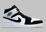 Air Jordan 1 Mid Diamond Shorts, sneaker mi-montante Jordan Brand inspirée des Diamond Shorts avec design emblématique et finitions premium.