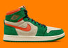 Jordan 1 High Zoom Air CMFT 2 Pine Green Orange Blaze
