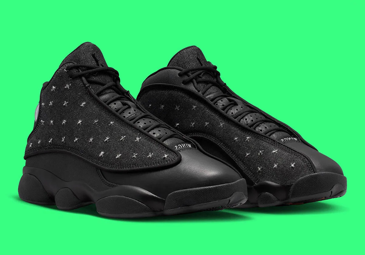 Air Jordan 13 Retro Wings, sneaker Jordan Brand issue de la collection Wings avec silhouette Air Jordan 13 inspirée de la panthère et détails premium.