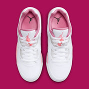 Jordan 5 rose​ vu de dessus