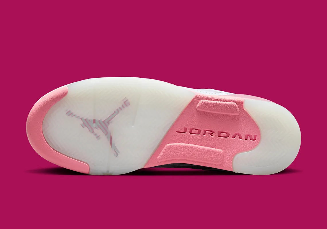 Jordan 5 low rose​ semelle
