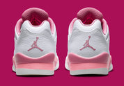 Jordan 5 low rose​ vu de derrière
