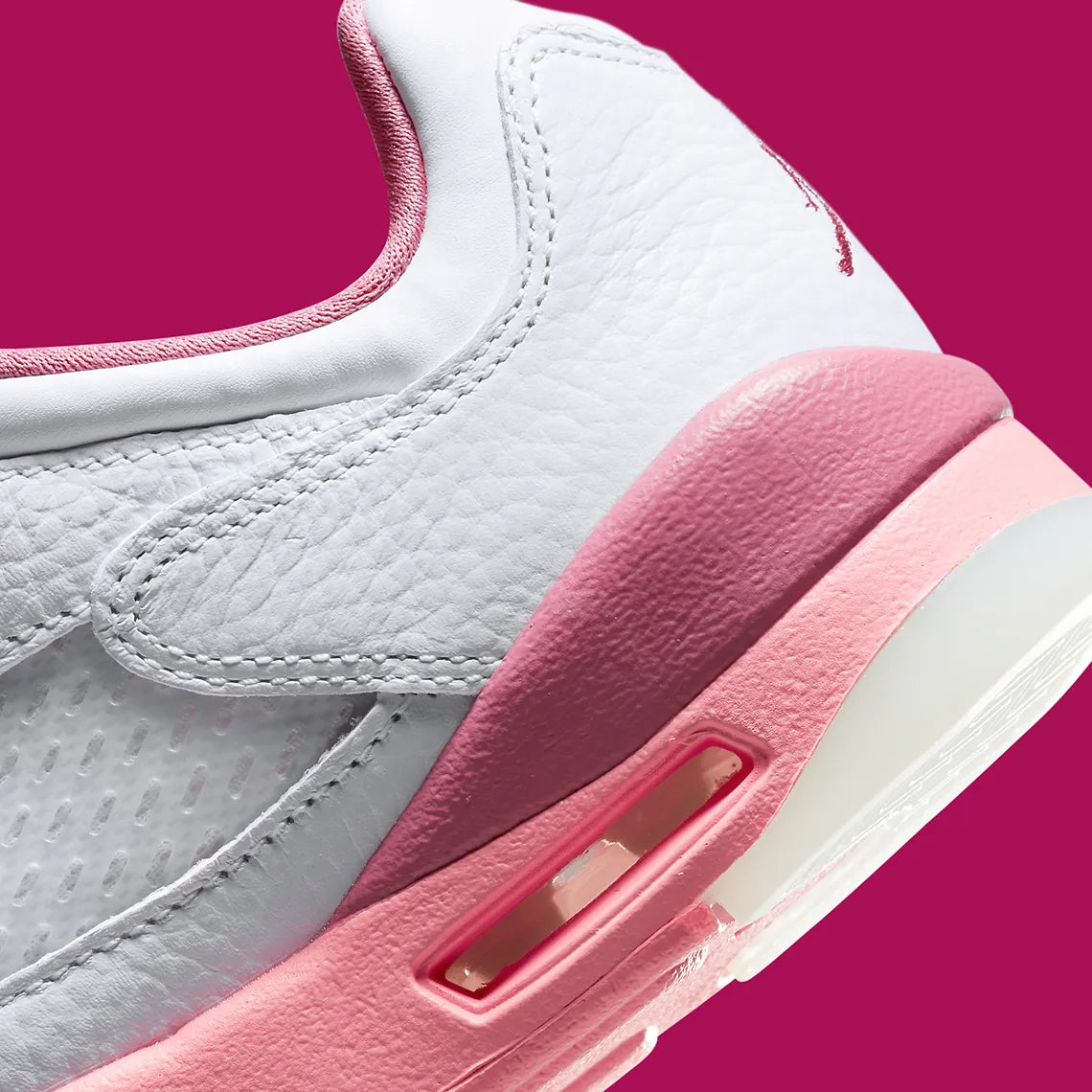 Jordan 5 low rose​ arrière