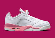Jordan 5 low rose​ vu de côté
