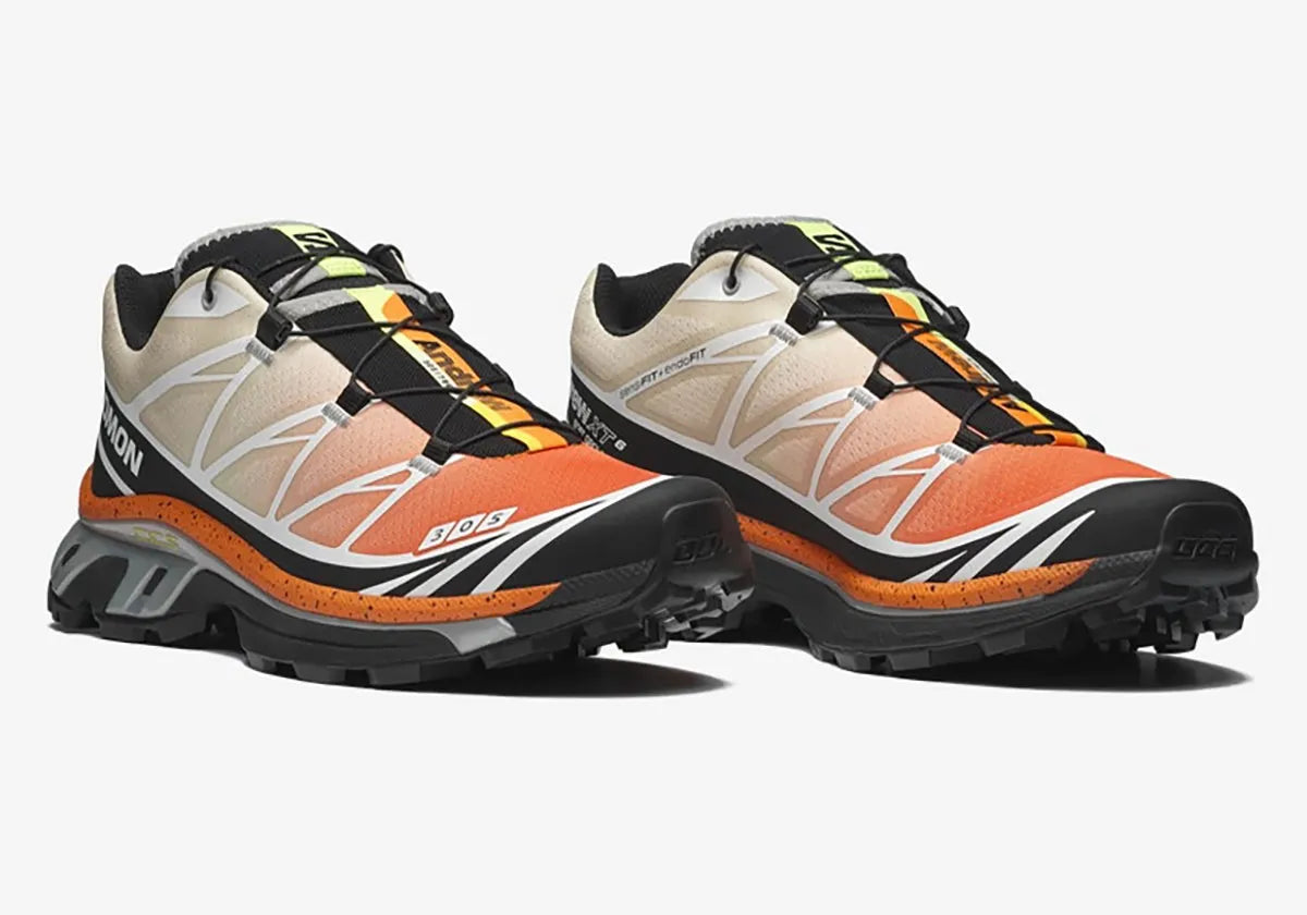 Sneakers Salomon XT-6 Andrew Miami Florida Snow Crab en mesh technique avec Agile Chassis System et semelle Contagrip premium.