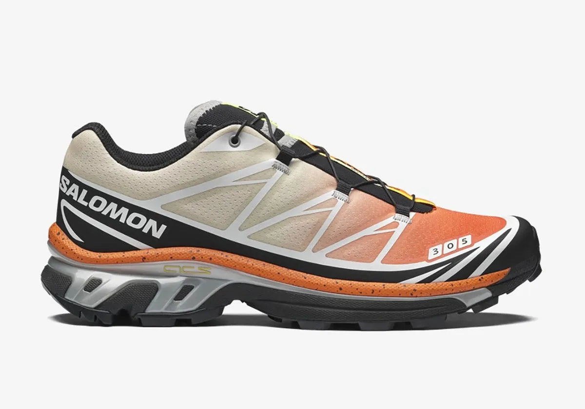 Sneakers Salomon XT-6 Andrew Miami Florida Snow Crab en mesh technique avec Agile Chassis System et semelle Contagrip premium.