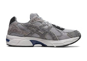 ASICS Gel-1130 Mid Grey Steel Grey – sneakers modernes et confortables inspirées du rétro-running, bleu, gris, noir, vue de face