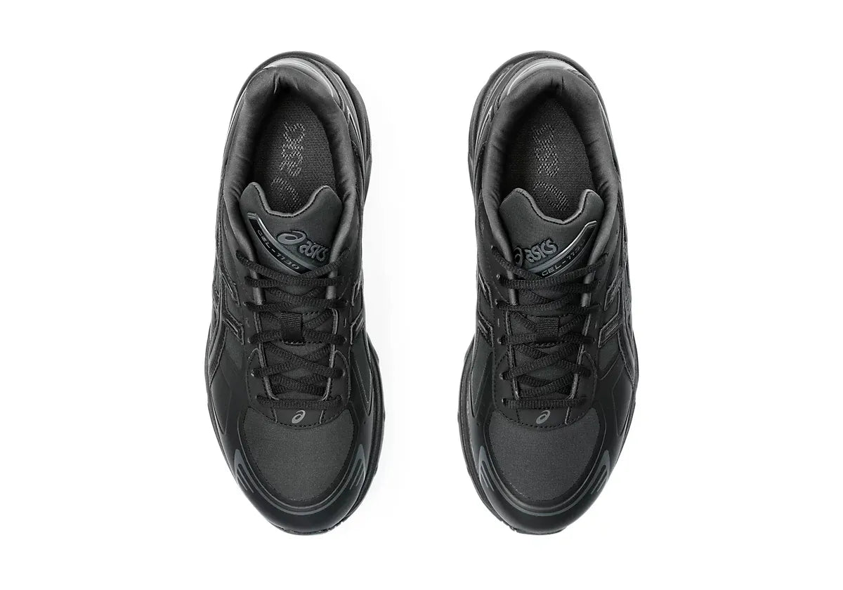 Chaussure de running ASICS GEL 1130 FULL BLACK, noir, semelle légère, vue de haut