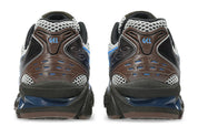 Sneakers ASICS Gel-Kayano 14 Cream et Blue Coast en mesh respirant avec amorti GEL® et semelle FF Blast+ premium.Vue arrière 