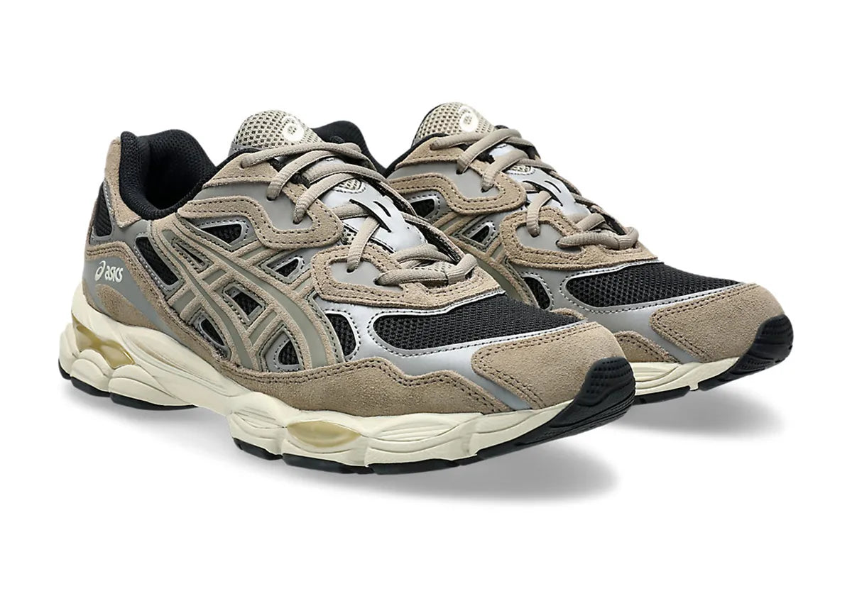 asics gel nyc noir et beige