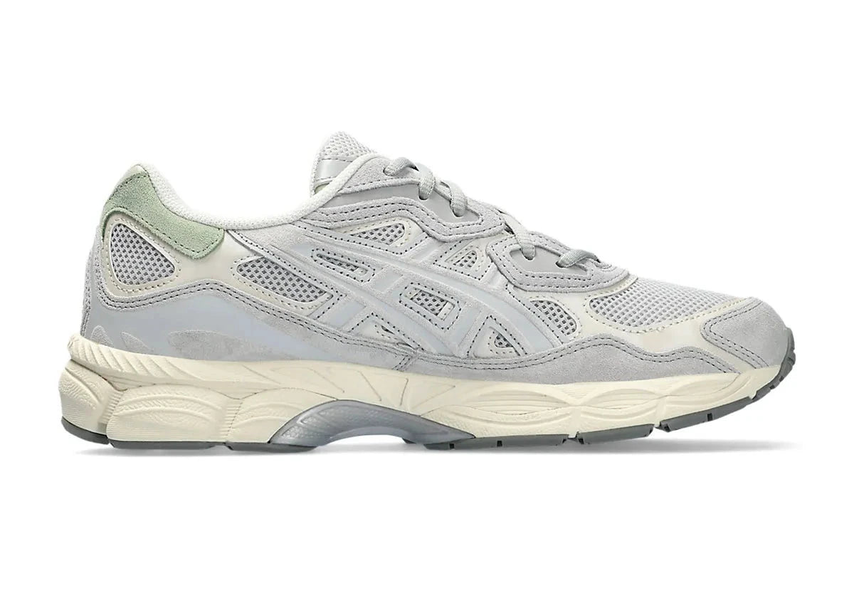 asics gel nyc gris clair et vert