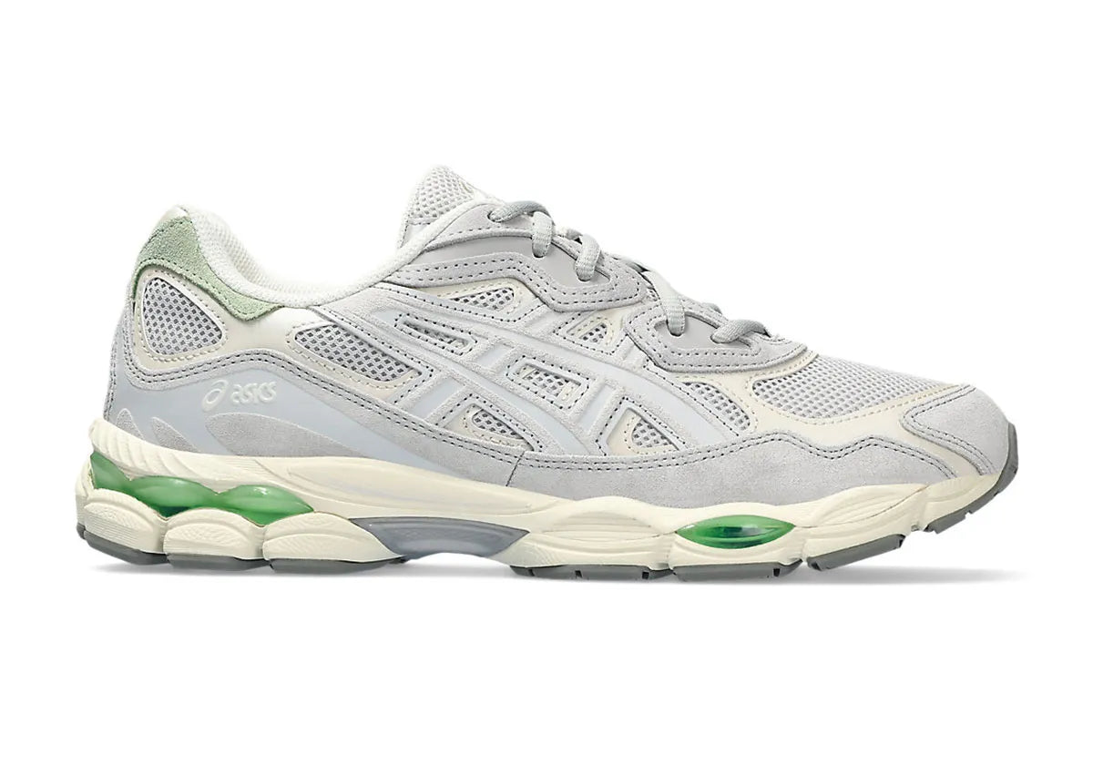 asics gel nyc gris clair et vert