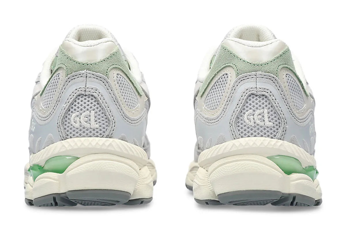 asics gel nyc gris clair et vert
