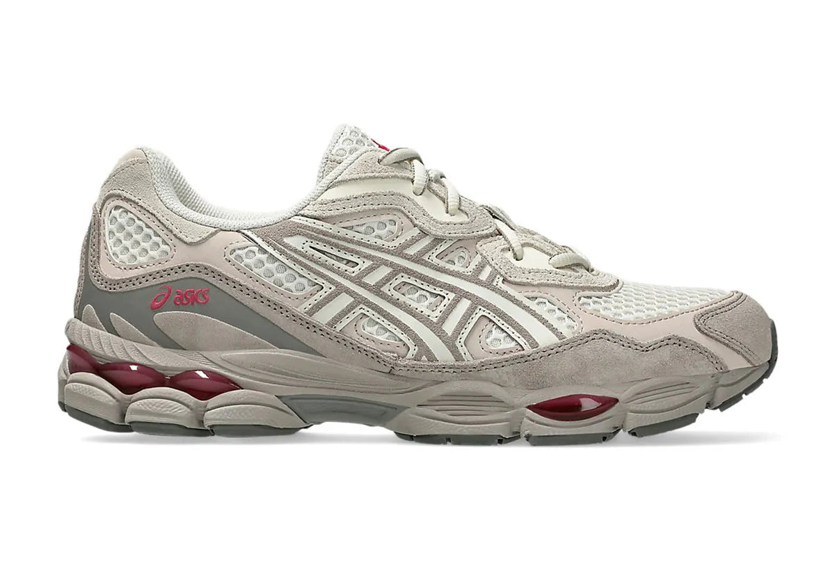 asics gel nyc cream et grise
