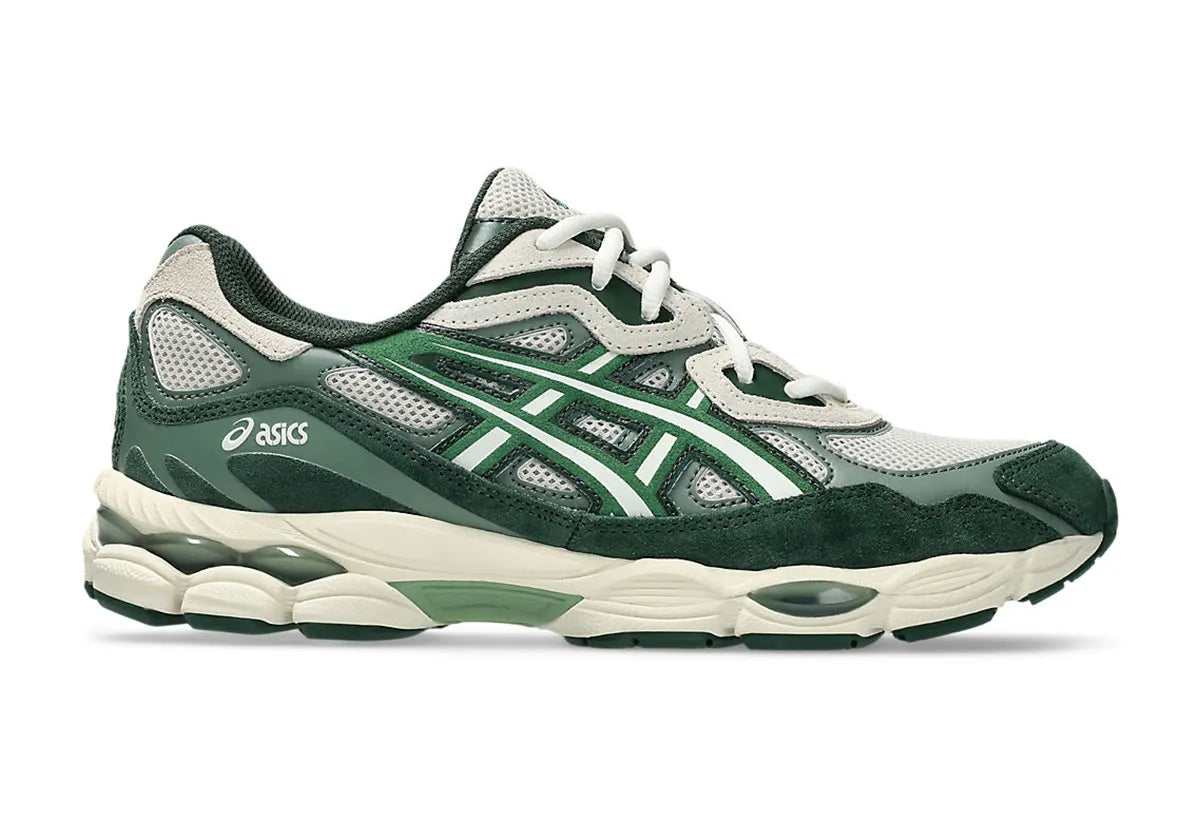 asics gel nyc verte et beige