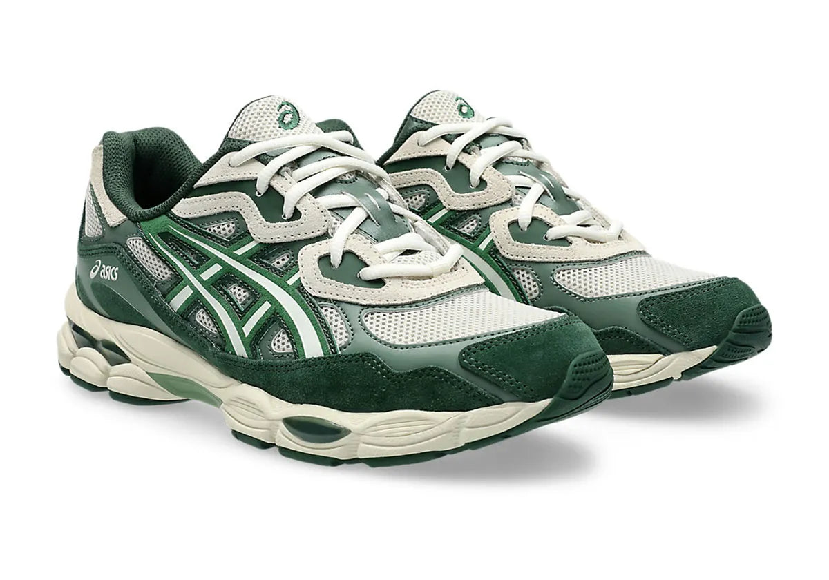 asics gel nyc verte et beige
