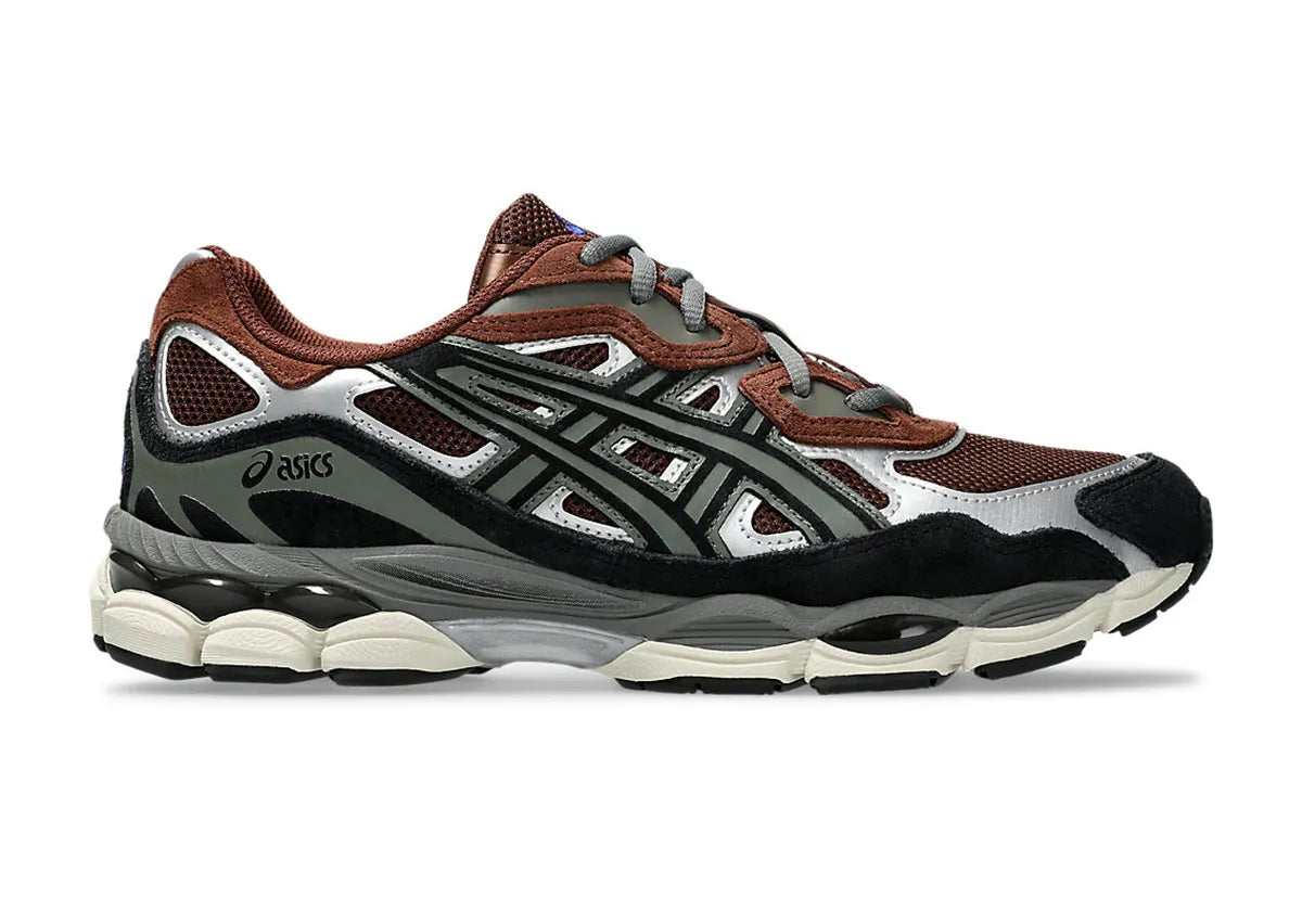 asics gel nyc marron et noir