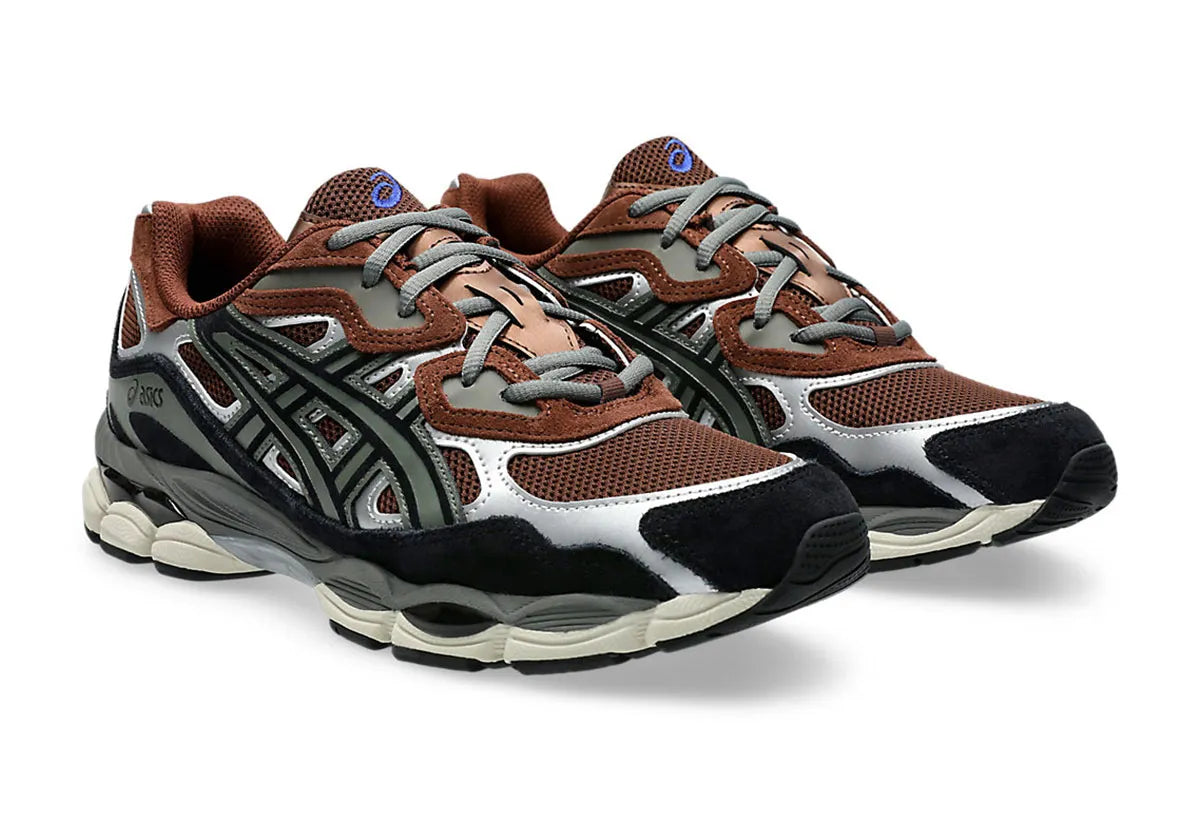 asics gel nyc marron et noir